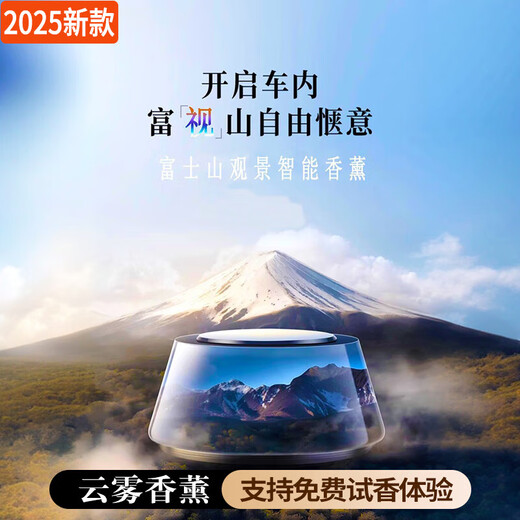 Yifa Car Aromatherapy Car Perfume Fragrance 25 New Car Decorative Ornaments Fragrance Special for Men and Women High-end AI Smart Model Top of the Snow Mountain + Everest Cedar
