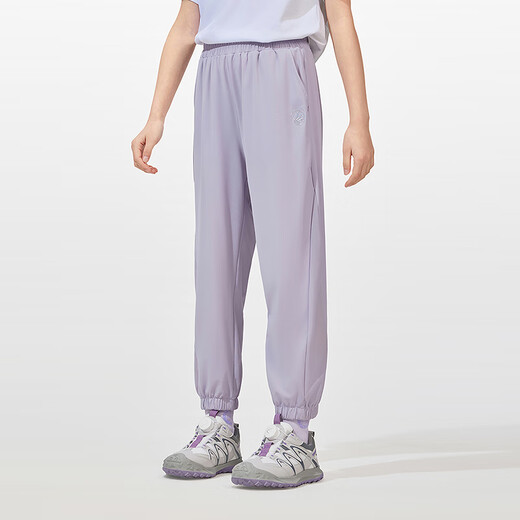 Bosideng 25 new summer sun protection trousers for boys and girls UPF100+ sports cool trousers lavender purple 6001 110/53