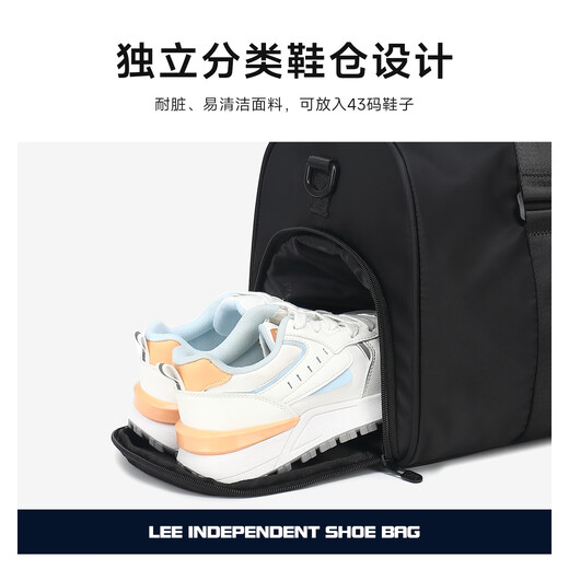 Lee短途旅行包大容量女手提行李袋潮牌单肩斜挎出差游泳健身包男