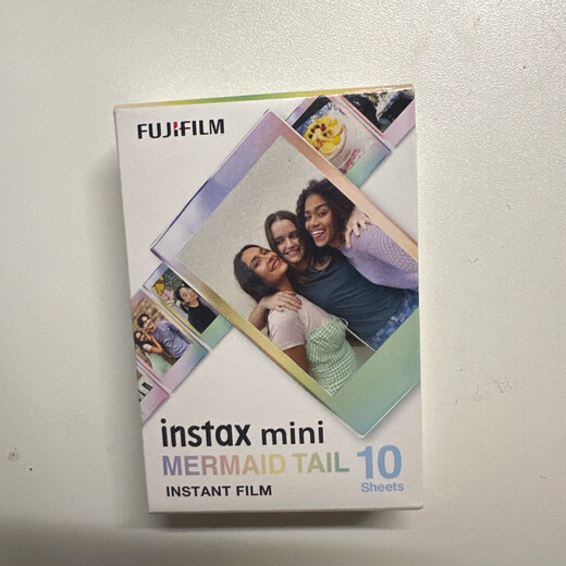 Polaroid photo paper mini white edge macaron photo paper rainbow photo paper love Gemini KT 3-inch lace cartoon photo paper mermaid 10 sheets