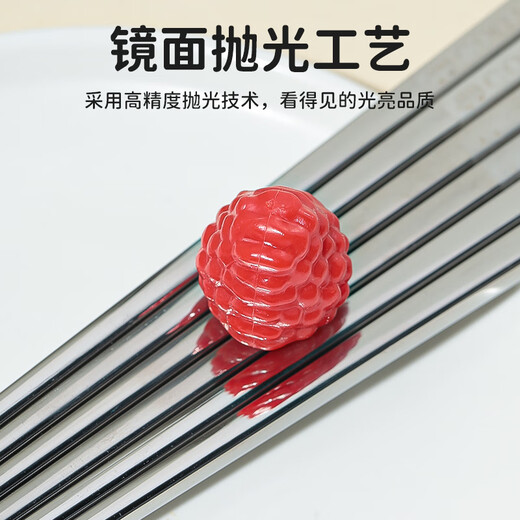 玉米儿童筷子食品级316L不锈钢宝宝专用一人一筷防滑家用儿童筷子