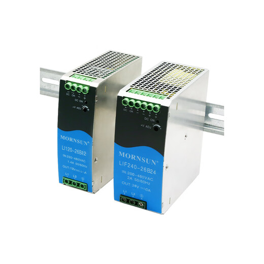 金升阳75/120/240/480/960W导轨式开关电源变压器AC220V转12/24V LI12023B24R324V5A