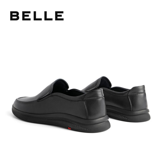 Belle BELLE cow leather men's business casual leather shoes 18029AM1 black 3 42