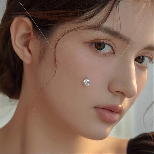 DRIG Official Mermaid Tears Silver Necklace for Women 2025 New Birthday Gift High-end Light Luxury Niche Gift for Girlfriend 2 Carat Mermaid Tears (925 Silver + Moissanite)