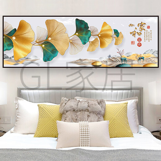 现代卧室床头贴画自粘墙画客厅沙发背景墙装饰画壁画贴纸挂画墙贴 永恒之爱TH-1390 特大号宽180cmx高60cm
