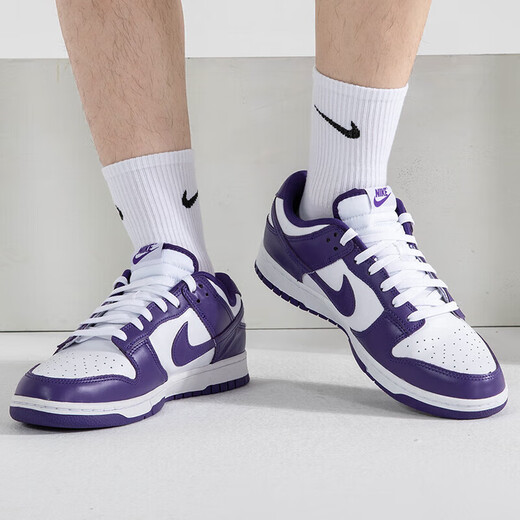 耐克（NIKE）男鞋2025夏季新款运动鞋Duck Low舒适时尚复古休闲鞋轻便低帮板鞋 DD1391-104 43