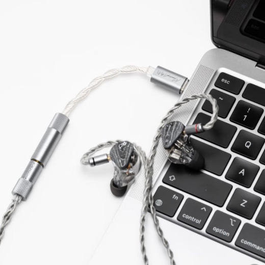 Shuiyueyu echo echo-A micro decoding amp 3.5 single-ended hifi audiophile grade high-quality echo-B micro decoding amp balanced 4.4 portable small tail adapter cable echo-A 3.5 small tail