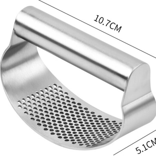 FANCYCHIC stainless steel garlic press, potato masher, garlic peeler, stainless steel garlic press, potato masher, garlic peeler