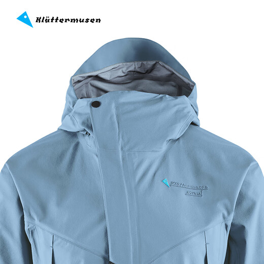 KLATTERMUSEN攀山鼠10651W阿萨神族女款轻量冲锋衣-Asynja Jacket W's 675/Blue Granit（花岗岩蓝） M