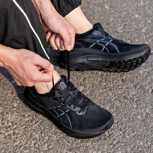 亚瑟士（ASICS）运动鞋男鞋 25夏季新款GEL-KAYANO 31轻便缓震稳定支撑舒适跑步鞋 1011B868-001 39