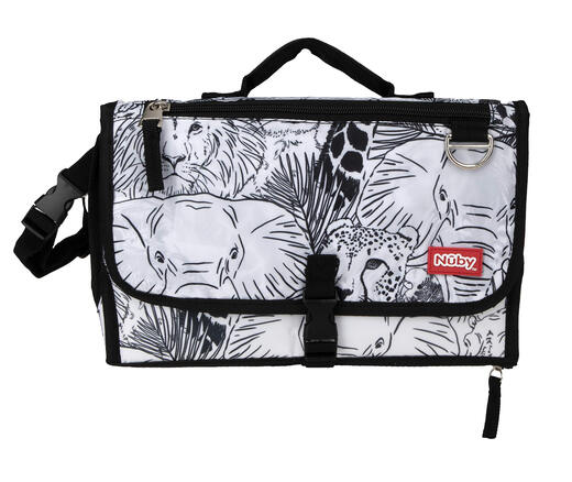 Nubi portable baby changing table animal face print