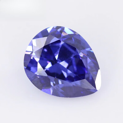 DL 1998 Fat Donglai quality tanzanite sapphire loose stone pear-shaped ring face drop-shaped zircon blue zircon CZ diamond 2*3mm