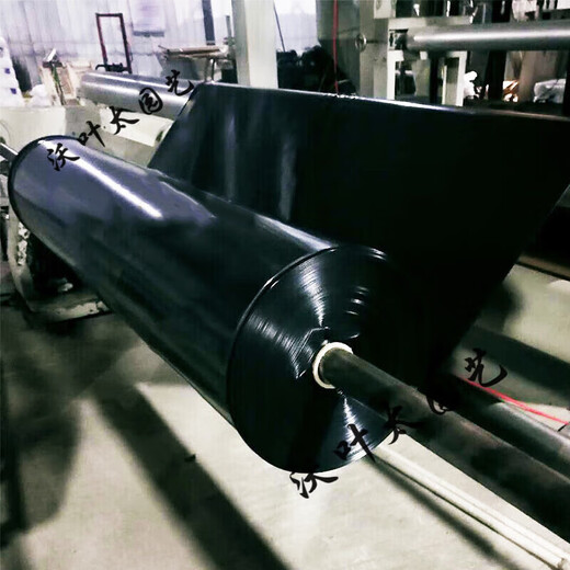 Anti-seepage membrane HDPE geomembrane fish pond lotus pond membrane reservoir slope protection tarpaulin black plastic 20S_1.5 meters wide 100 meters