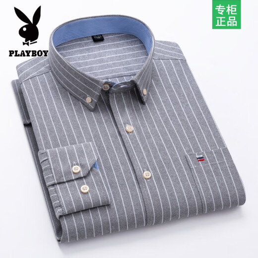 Playboy 100% puro de algodón puro guangdong Piting Camisa para hombres Summer de alta gama Nuevo estilo de mediana edad de mediana edad y jóven