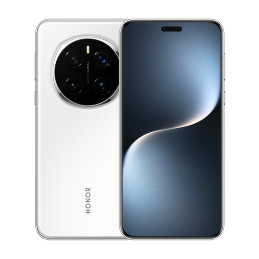 Honor Magic7 Pro 200 million pixel ultra-high definition periscope telephoto Snapdragon 8 Extreme Edition 3D face unlock official flagship store 5G camera AI phone Snowy White 12G+256GB
