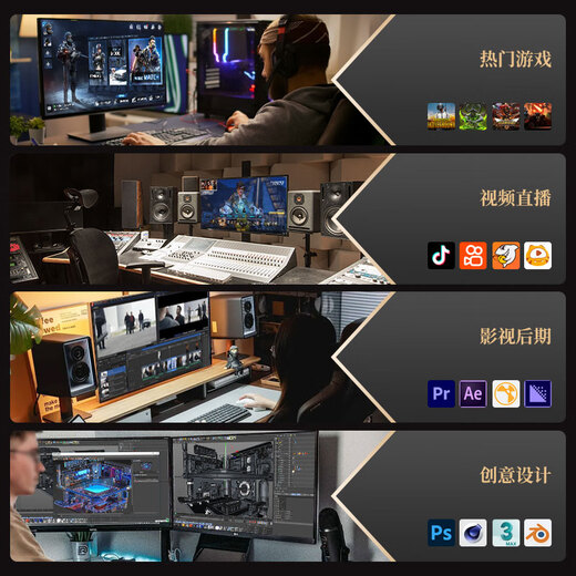 Huaiyang Yitong AMD Ryzen R5 5600 9600X 3A masterpiece entry-level online games game live streaming corporate office discounts and subsidies 7650GRE computer host configuration six 5700X+RTX5060