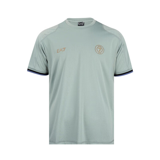 Amporio Armani T-Shirt Herren-Logo gedruckter Baumwoll-Kurzärmel-T-Shirt für Männer (Emporio Armani 2025 Frühlings- und Sommerstil) (U902) m