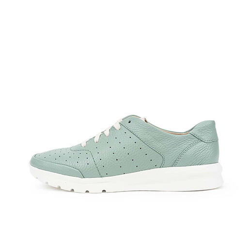 Ma Feishitu (MEPHISTO) imported handmade toe-layer genuine leather cowhide small white shoes for women casual shoes for women shoes MARILIS 9987 (green) (large) 35.5