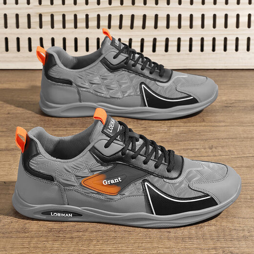 
Summer large-size canvas shoes men's sports casual shoes fashion trendy men's shoes breathable versatile board shoes daily trendy shoes men XP-AC3883 gray 41