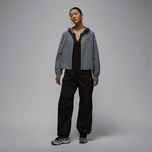 耐克（NIKE）2025春女时尚潮流运动休闲针织夹克 HV4873-065 XL