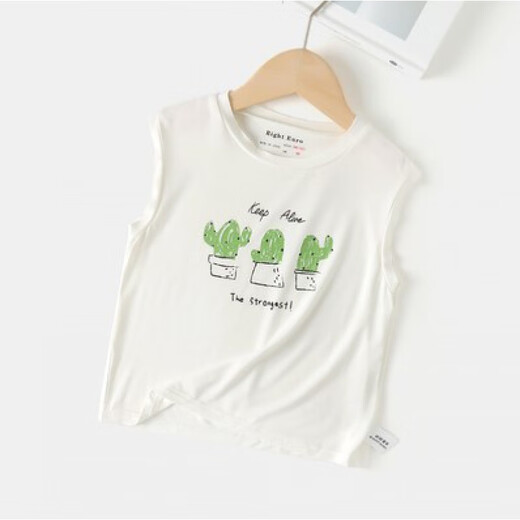 
Disney boys Modal sleeveless T-shirt small vest summer summer clothing children's clothing children's baby thin children's trend U13588 yellow 90 cm