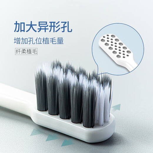 Magic toothbrush toothbrush adult soft hair men efficient oral cleaning adult toothbrush family special package 4 pieces