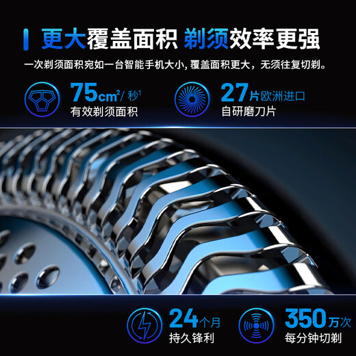 飞利浦（PHILIPS）电动剃须刀旋护5系 SkinIQ高端系列刮胡刀 生日礼物送男友送老公