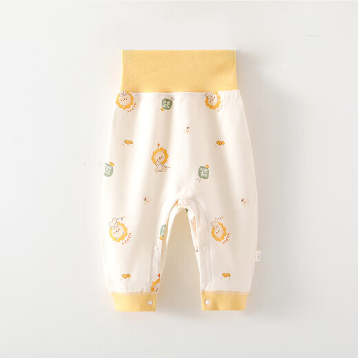 [Belle Yichun Babyhose] Babyhosen Schnappknopf hoher Taille -Bauch -Schutzhose Neugeborene Buntstiftfrucht #6211 80