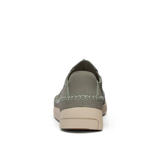 Clarks Trigenic2 Step Men's Casual Chaussures 2025 Nouvelles chaussures en cuir à trois cellules légères et confortables Chaussures en cuir un standard Modèle Green-Men 261826797 43