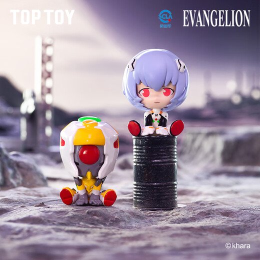 TOP TOY EVA新世纪福音战士MINI坐坐系列手办萌粒盲袋玩具摆件男生礼物 单盒（款式随机）