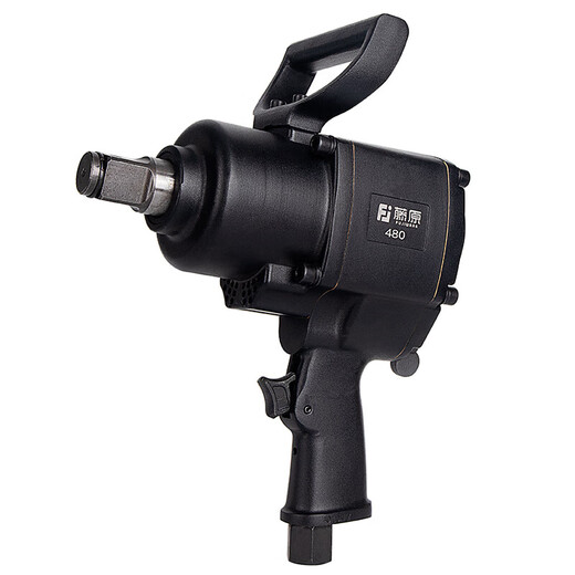 XMSJ Fujiwara Canon de vent de qualité industrielle 1 pouce Réparation de réparation Auto outil pneumatique 3/4 Grand Torque Strong Pneumatique Cénége de trait lourd 1 Cannon industriel à accident vasculaire cérébral court 691a + broche longue (