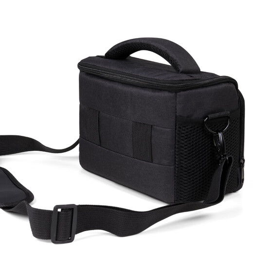 Jichuan Camera Bag Shoulder Crossbody Photography Bag SLR Mirrorless Digital Camera Liner Bag Storage Bag Portable Handheld Waterproof Suitable for Canon Sony MR70 Black Large