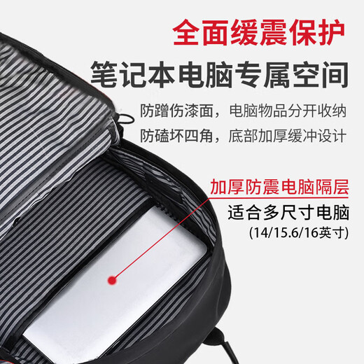 回力双肩包男背包大容量书包大学生初高中学生旅行包减负多功能电脑包 灰色【加固升级--可承重40斤】