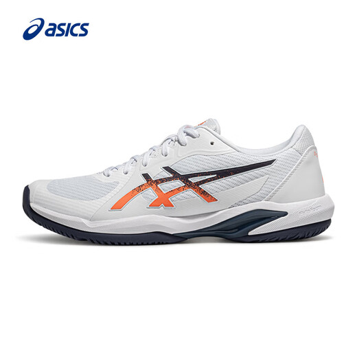 ASICS tennis shoes men's shoes new stable and comfortable sports shoes professional training shoes SOLUTION SWIFT FF 2 white/orange-102 44.5