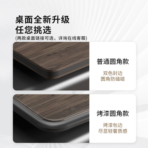 Yanhong painted boss table office desk and chair combination light luxury high-end executive desk simple modern chairman's room 2.0 meters luxury double cabinet boss (including light strip)