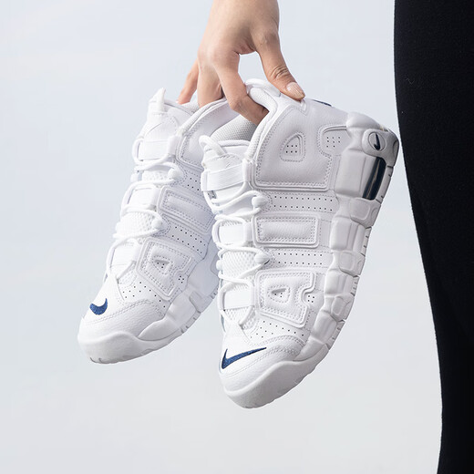 NIKE耐克大童鞋春季新款运动鞋AIR MORE UPTEMPO缓震训练实战篮球鞋 DH9719-100 37.5