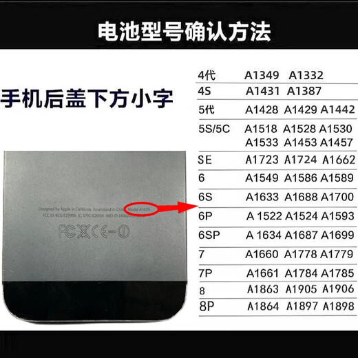 【品牌原装】适用于6苹果5s电池iphone4s/SE/4/5代8P6sSE2大容量7 苹果8plus电池(2691毫安) 纯