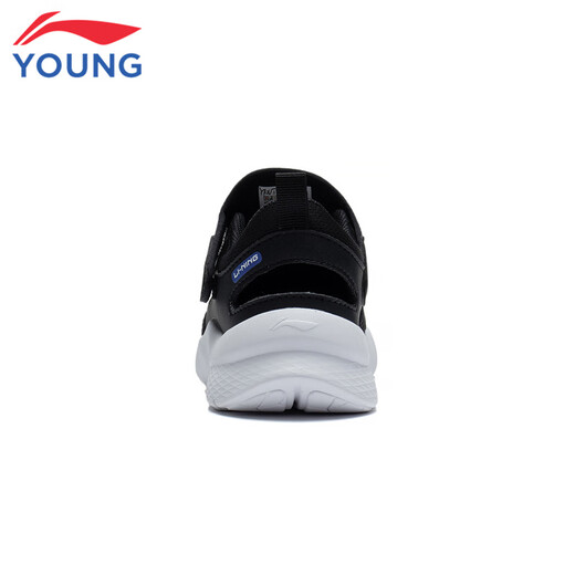 李宁（LI-NING）童鞋儿童运动鞋男小童框子鞋镂空魔术贴凉鞋休闲鞋28YKNT138-15