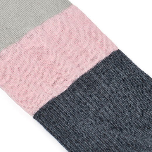 
jnby by JNBY Jiangnan Buyi Children's Clothing Mohair Wool Spliced ​​High Tube Socks Fashionable Autumn and Winter Girls and Children 6O9N13280 686/light pink/light pink 7 7-10 years old