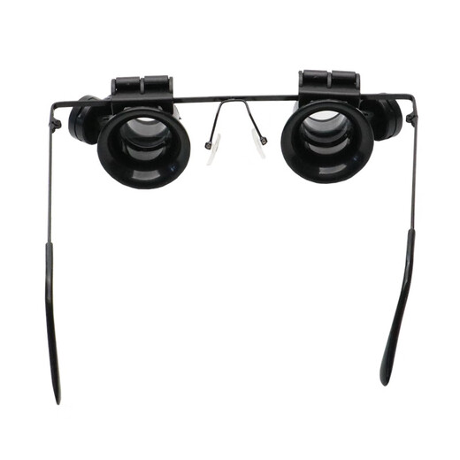 Shanghai Mirror 20x magnifying glass 9892A double-eye glasses magnifying glass LED light clock repair light with light