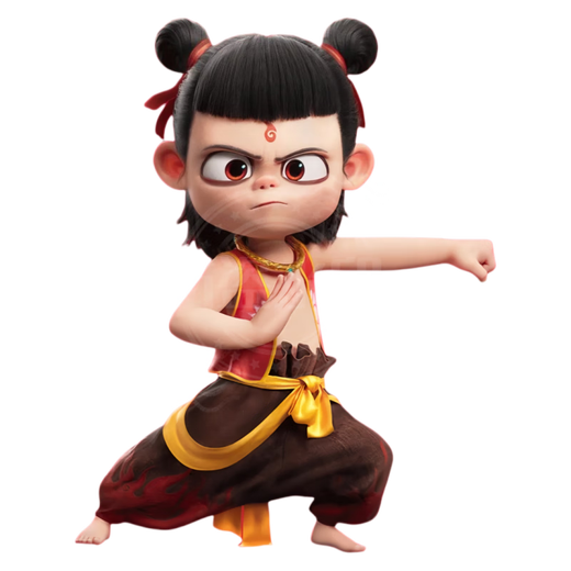Nezha: Das Sea See Sea Nezha Aufkleber des Teufels Kinder-Badezimmer und Windows-Aufkleber Nezha Aufkleber KY844-3 (mit selbstklebendem Klebstoff) 20 cm hoch (größer als ein Handy).