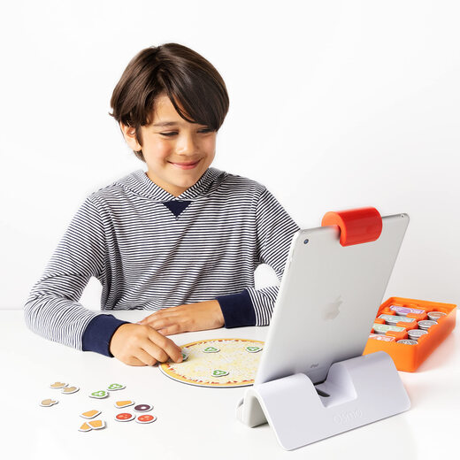 Osmo children's mathematics enlightenment board game, pizza shop management game for 5-12 years old, addition and subtraction fraction operation, business thinking training, iPad tablet interactive educational toy