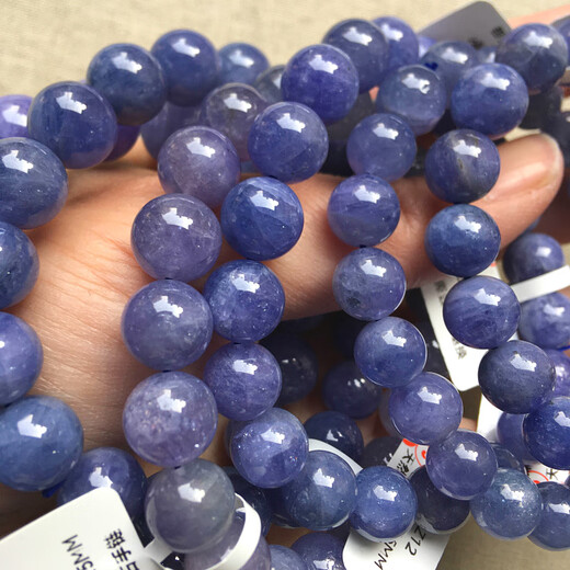 Chihuan natural tanzanite single circle bracelet ice type Tanzania sapphire heart of the ocean bracelet gift one thing one picture Z3 diameter 9.5MM