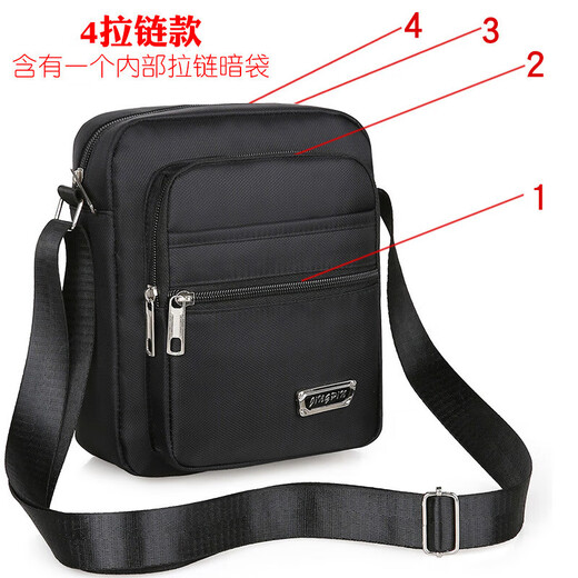 Hanou Feituzun Herrenbeutel Casual Umhängetasche Oxford Stoff kleiner Rucksack Herrenbeutel Casual Crossbody Bag Canvas Tasche tragbar [Liu La verbessertes Modell]+[YZ3519 Blue]