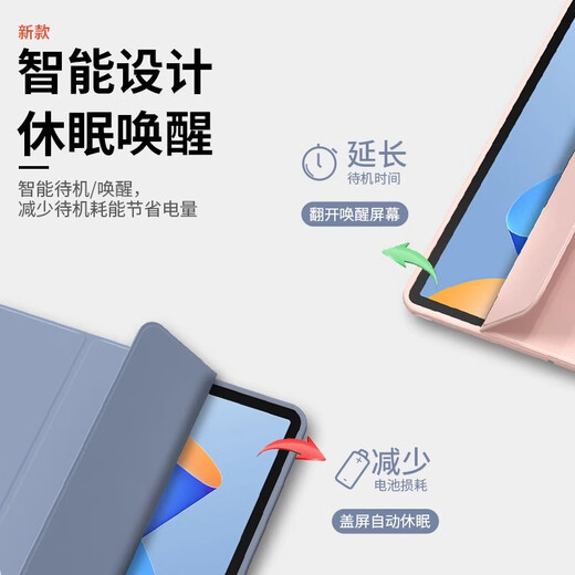 
Lutong suitable for Apple iPad2 protective case old iPad1395 second generation protective case a1396 flat panel 9.7-inch computer IPD2 second generation full cover flip silicone soft shell a13 [White Ice Blue] iPad A1395/A1396/A3