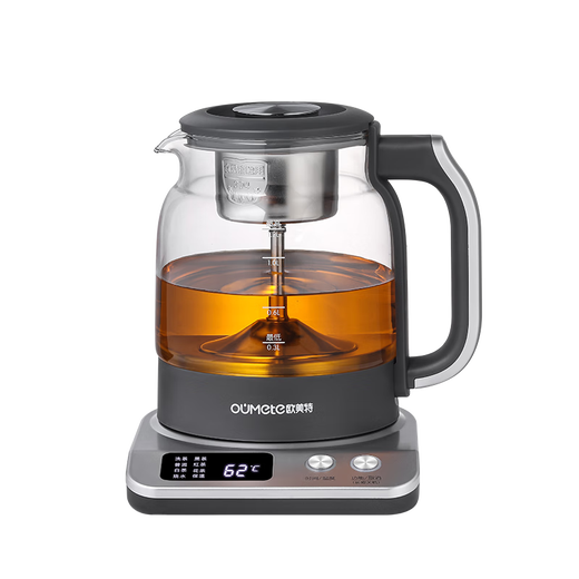 OUMETE tea kettle, tea kettle, spray steam tea kettle, health kettle, glass constant temperature insulation tea kettle OMT-PC1056