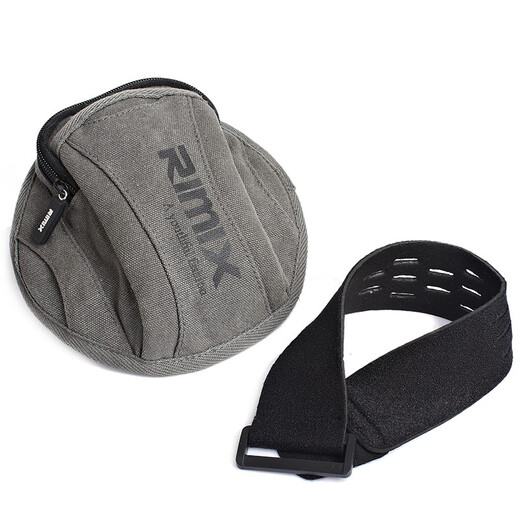 RIMIX waist bag, wrist bag, arm bag, mobile phone bag, waist bag, hanging bag, men's and women's sports bag, canvas mobile phone arm bag, military green, small size - suitable for mobile phones within 4.3 inches
