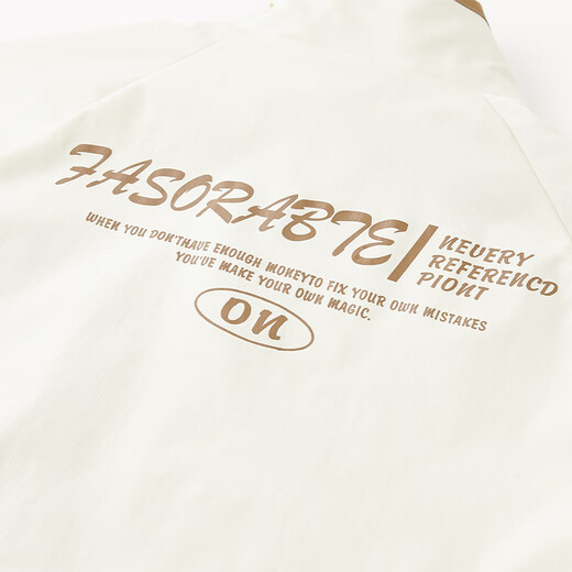 NASA MARVEL Jacket Men's Spring and Autumn Reversible Trendy Versatile Couple Stand Collar Jacket Casual Top Black L