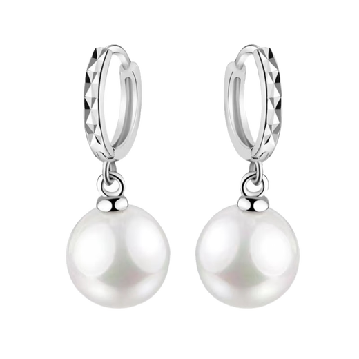Guanpu Pavilion Fat Donglai's same style pt950 platinum pearl earrings PT950 natural and feminine platinum earrings, earrings, earrings, platinum pearl printed earrings (pearls 9-10mm) partial
