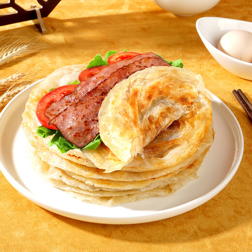 Dahidi Wheat-flavored Hand Pancakes 2000g 20 pieces Children's breakfast Frozen Pasta Convenient Instant Sausage Companion